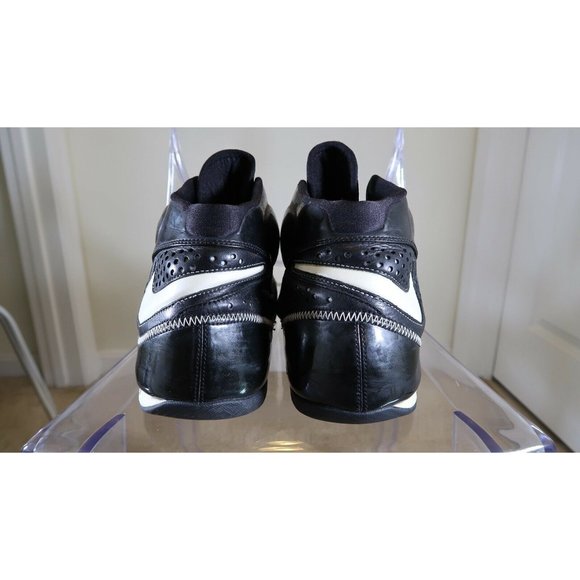 2007 NEW W/ BOX NIKE AIR ZOOM BB II ASIA 317993-012  SZ 13.5 Black/White - Picture 8 of 12